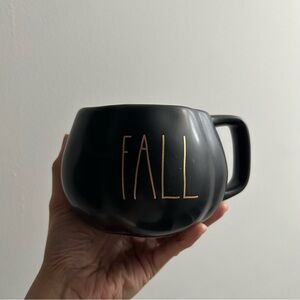 Rae Dunn Pumpkin Fall Black Mug
